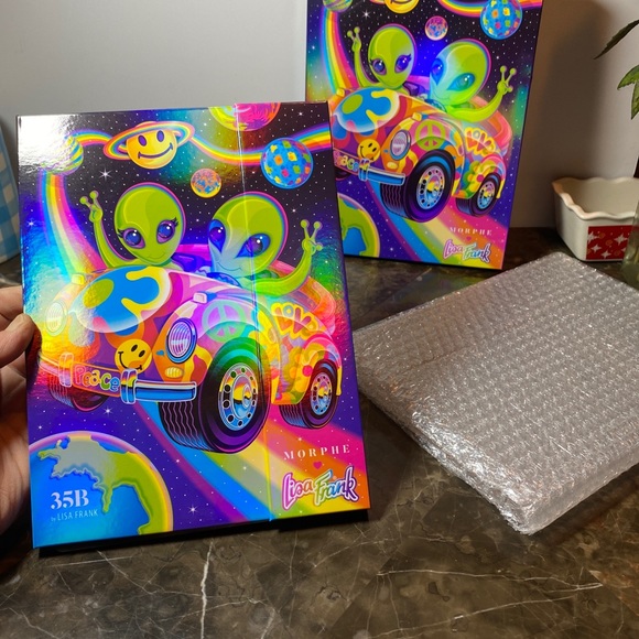 NIB Morphe x Lisa Frank 35B Alien Palette